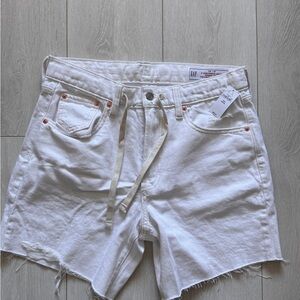 GAP Women's White Bermuda Shorts